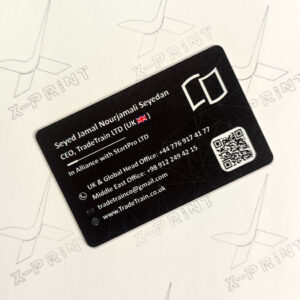 کارت ویزیت pvc مات